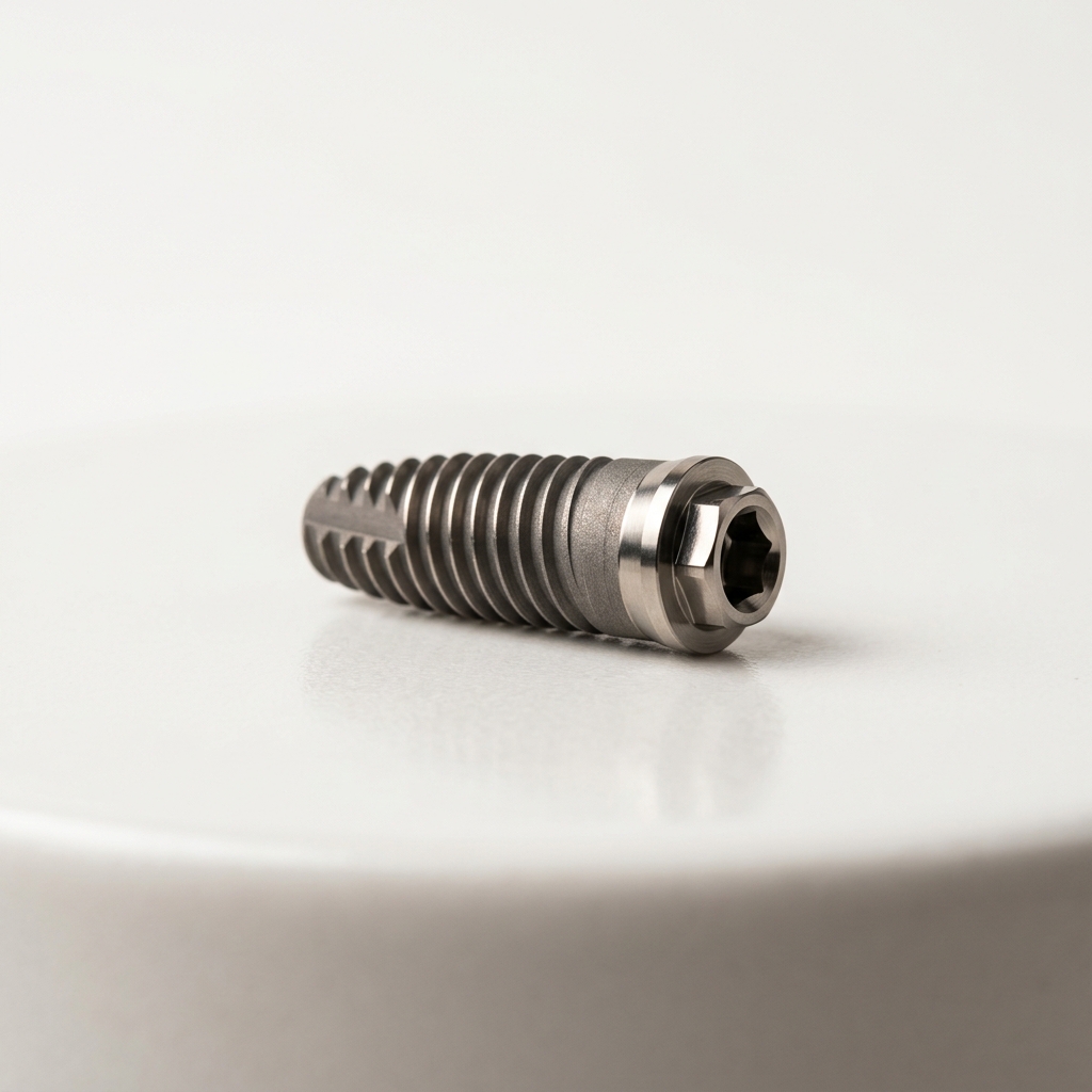 Dental implant component for missing tooth replacement